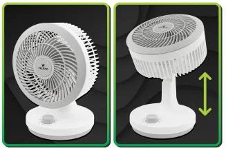 WENTYLATOR BIURKOWY 230V 50W 20cm VELWEBS0008 - 12