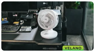 WENTYLATOR BIURKOWY 230V 50W 20cm VELWEBS0008 - 13