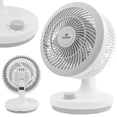 WENTYLATOR BIURKOWY 230V 50W 20cm VELWEBS0008
