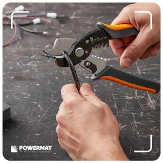 SZCZYPCE DO CIĘCIA I ŚCIĄGANIA IZOLACJI Z PRZEWODÓW 170 MM 8-14 AWG 8,4MM2 PM-STN-1T - 5