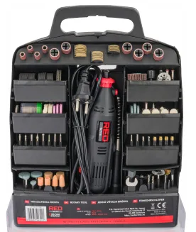 Mini SZLIFIERKA TRZPIENIOWA Prosta Zestaw 300 ele. RTSPT0047