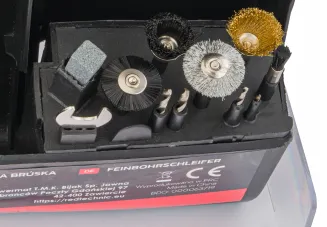 Mini SZLIFIERKA TRZPIENIOWA Prosta Zestaw 300 ele. RTSPT0047 - 8