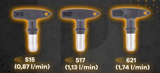 Agregat MALARSKI Pistolet Hydrodynamiczny 1500W Wąż 15m 4L/min 225BAR 3XDYSZE PM-PDM-1500M - 9