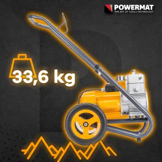 Agregat MALARSKI Pistolet Hydrodynamiczny 1500W Wąż 15m 4L/min 225BAR 3XDYSZE PM-PDM-1500M - 10