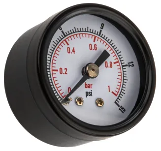 MANOMETR POMPY DO NAGRZEWNICY SPALINOWEJ CIŚNIENIOMIERZ 0-1 BAR 15 PSI 1/4