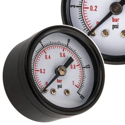 MANOMETR POMPY DO NAGRZEWNICY SPALINOWEJ CIŚNIENIOMIERZ 0-1 BAR 15 PSI 1/4" PM-NAG-MNP