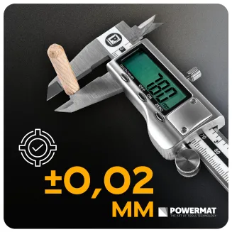 SUWMIARKA CYFROWA LCD 150 MM 0,01 MM POMIAR WEWNĘTRZNY ZEWNĘTRZNY 2 BATERIE PM-SUW-150ETN - 8