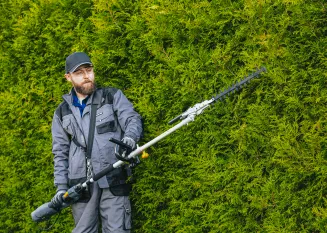 Elektryczne nożyce do żywopłotu na wysięgniku PM-NEW-1200S 40CM 1200W - 18