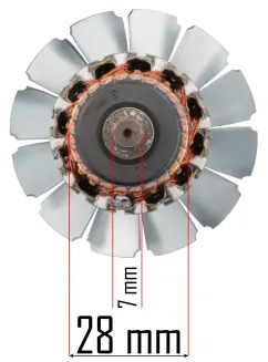 WIRNIK DO PIŁY STOŁOWEJ RTPSD0081-WI - 3