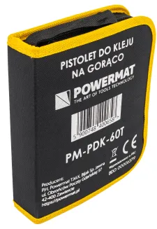 PISTOLET DO KLEJU NA GORĄCO DO KLEJENIA 200°C +60 WKŁADÓW 7MM ETUI KLEJARKA  PM-PDK-60T - 11