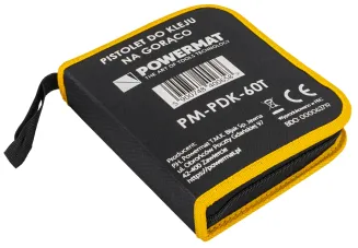 PISTOLET DO KLEJU NA GORĄCO DO KLEJENIA 200°C +60 WKŁADÓW 7MM ETUI KLEJARKA  PM-PDK-60T - 20