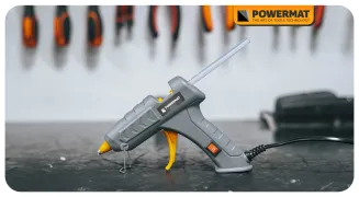 PISTOLET DO KLEJU NA GORĄCO DO KLEJENIA 200°C +60 WKŁADÓW 7MM ETUI KLEJARKA  PM-PDK-60T - 18