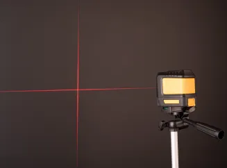 Poziomica laserowa / laser krzyżowy PM-PLK-120RT + statyw i futerał - 13