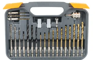 Zestaw bitów, nasadek, ściernic, wierteł do betonu, drewna i metalu 72 elementy PM-ZWB-72SU - 4