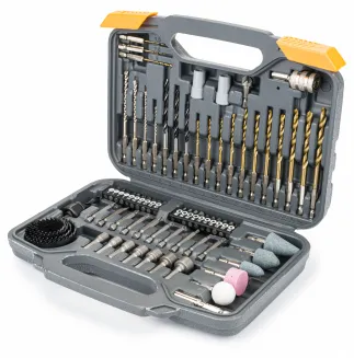 Zestaw bitów, nasadek, ściernic, wierteł do betonu, drewna i metalu 72 elementy PM-ZWB-72SU - 5