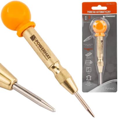 PUNKTAK AUTOMATYCZNY MOSIĘŻNY DO ZNAKOWANIA METALU DREWNA PCV PRECYZYJNY 131mm PM-PAU-1T