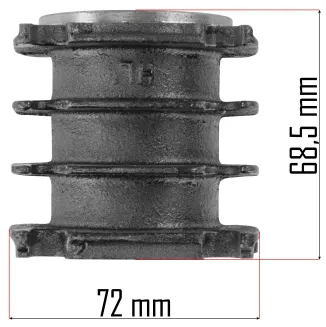 CYLINDER SPRĘŻARKI DO KOMPRESORA OLEJOWEGO POWERMAT OBUDOWA 42mm PM-KO-24T-CY - 2