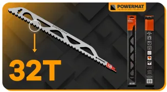 BRZESZCZOT DO PIŁY SZABLASTEJ LISICY GAZOBETON PUSTAK BLOCZEK 455*50 MM 32T PM-BDP-455T - 14