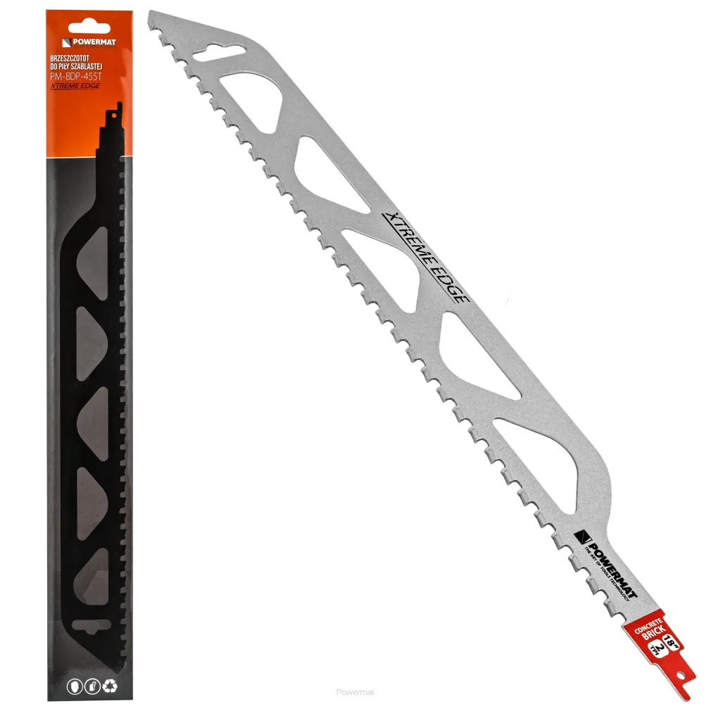 BRZESZCZOT DO PIŁY SZABLASTEJ LISICY GAZOBETON PUSTAK BLOCZEK 455*50 MM 32T PM-BDP-455T