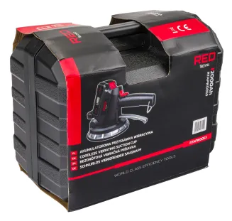 PRZYSSAWKA WIBRUJĄCA DO UKŁADANIA PŁYTEK AKU 21V Red Technic RTAPW0053 - 11