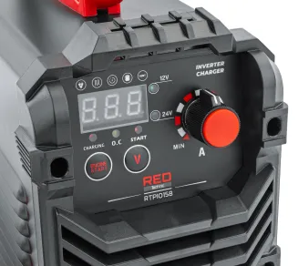 PROSTOWNIK INWERTOROWY AKUMULATOROWY Z ROZRUCHEM 400A 12/24V ŁADOWARKA 40A RTPI0168 - 5