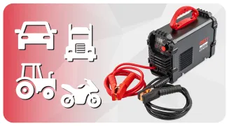 PROSTOWNIK INWERTOROWY AKUMULATOROWY Z ROZRUCHEM 400A 12/24V ŁADOWARKA 40A RTPI0168 - 10