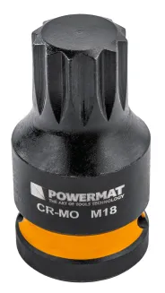 NASADKI UDAROWE SPLINE 1/2 CRMO 6SZT M14 M16 M18 DO ŚRUB 45MM 78MM WALIZKA PM-ZNU-1418T - 11