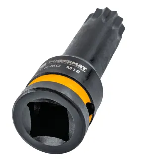 NASADKI UDAROWE SPLINE 1/2 CRMO 6SZT M14 M16 M18 DO ŚRUB 45MM 78MM WALIZKA PM-ZNU-1418T - 3