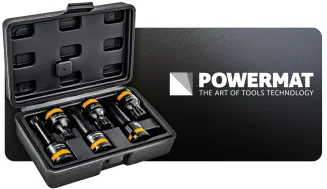 NASADKI UDAROWE SPLINE 1/2 CRMO 6SZT M14 M16 M18 DO ŚRUB 45MM 78MM WALIZKA PM-ZNU-1418T - 17