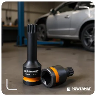 NASADKI UDAROWE SPLINE 1/2 CRMO 6SZT M14 M16 M18 DO ŚRUB 45MM 78MM WALIZKA PM-ZNU-1418T - 21