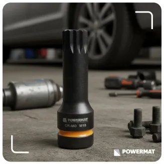 NASADKI UDAROWE SPLINE 1/2 CRMO 6SZT M14 M16 M18 DO ŚRUB 45MM 78MM WALIZKA PM-ZNU-1418T - 22