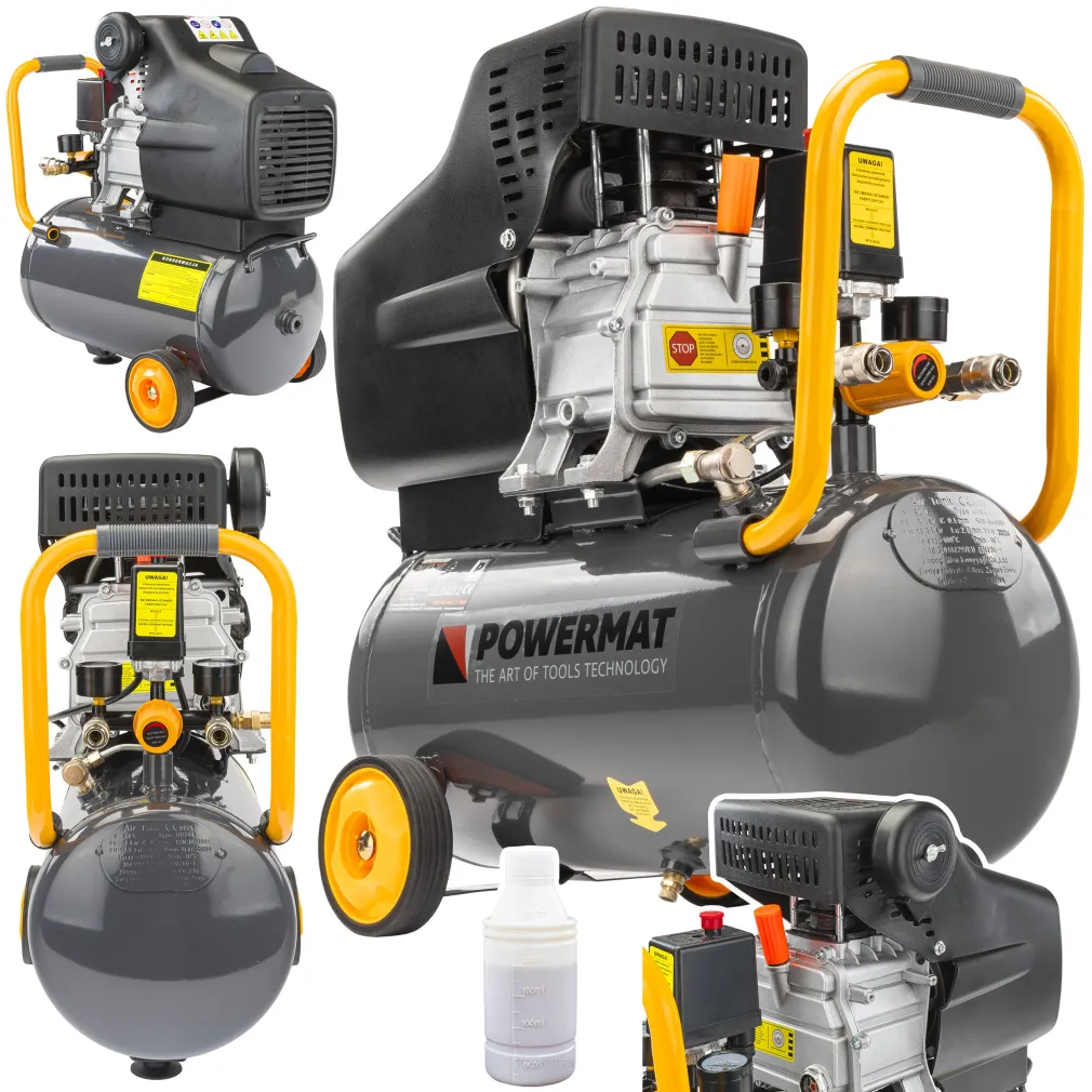 KOMPRESOR OLEJOWY Sprężarka 230V 24L 8bar PM-KO-24T