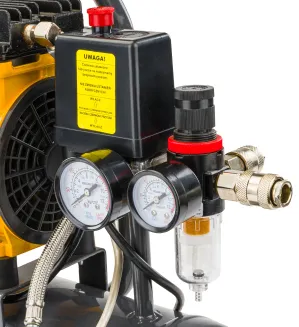 KOMPRESOR BEZOLEJOWY 230V 6L 8bar PM-KBO-6T - 8