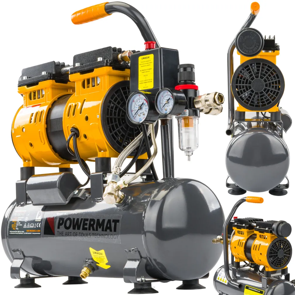 KOMPRESOR BEZOLEJOWY 230V 6L 8bar PM-KBO-6T