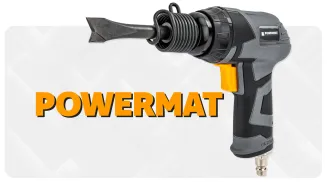 MŁOTEK PNEUMATYCZNY UDAROWY PISTOLET BLACHARSKI + 4 DŁUTA PRZECINAKI GROTY PM-MLP-10T - 9