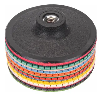 TARCZA DIAMENTOWA ZESTAW DO SZLIFOWANIA GRESU DYSK PM-DPP-100TM - 2