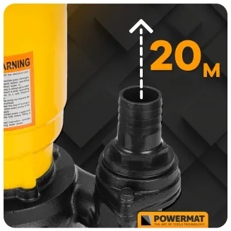 POMPA DO WODY BRUDNEJ SZAMBA z ROZDRABNIACZEM 25000 l/h MŁYNEK PM-PDS-3000 - 13