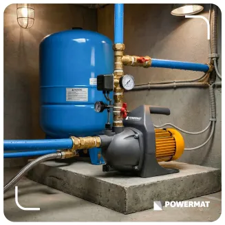 POMPA HYDROFOROWA POWIERZCHNIOWA DO WODY STUDNI PODLEWANIA 600W OGRODOWA PM-PHD-600J - 9