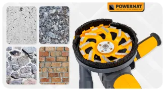 TARCZA GARNKOWA DIAMENTOWA DO SZLIFOWANIA BETONU KAMIENIA SEGMENTOWA 125MM PM-DTG-1251T - 13