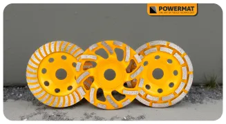 TARCZA GARNKOWA DIAMENTOWA DO SZLIFOWANIA BETONU KAMIENIA SEGMENTOWA 125MM PM-DTG-1251T - 14