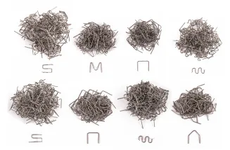 Zszywki DO ZGRZEWARKI PLASTIKU Zszywacz Zestaw 8 Typów 800szt + Etui RTZZP0087 - 13