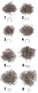 Zszywki DO ZGRZEWARKI PLASTIKU Zszywacz Zestaw 8 Typów 800szt + Etui RTZZP0087 - 14