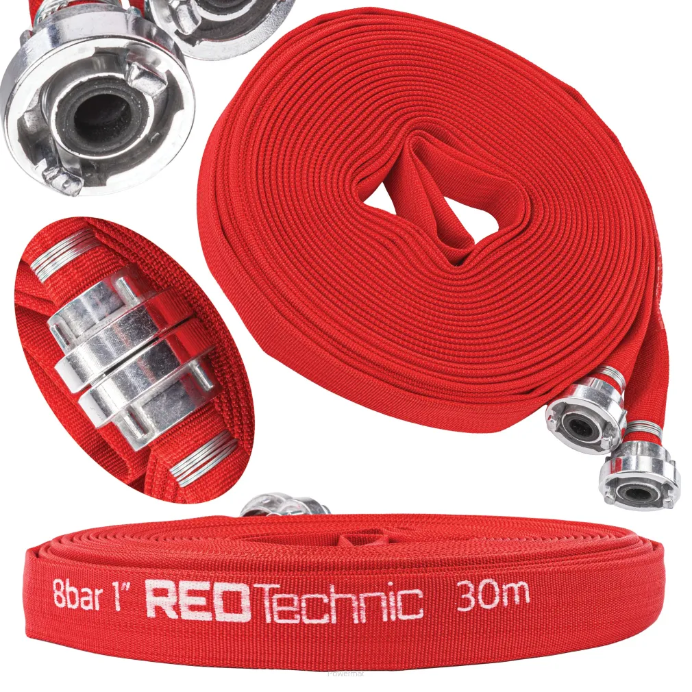 WĄŻ STRAŻACKI PARCIANY DO BRUDNEJ WODY SZAMBA SZYBKOZŁĄCZKA 1