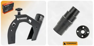 OSŁONA PRZYSTAWKA PRZECIWPYŁOWA ODSYSAJĄCA DO SZLIFIERKI KĄTOWEJ 115-125 MM PM-OSK-125MN - 12