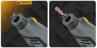 MINI SZLIFIERKA PROSTA TRZPIENIOWA FREZARKA WIELOFUNKCYJNA LCD +ZESTAW XXL PM-MST-200T