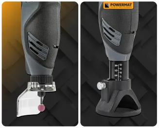 MINI SZLIFIERKA PROSTA TRZPIENIOWA FREZARKA WIELOFUNKCYJNA LCD +ZESTAW XXL PM-MST-200T