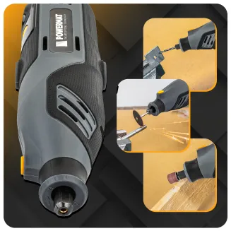 MINI SZLIFIERKA PROSTA TRZPIENIOWA FREZARKA WIELOFUNKCYJNA LCD +ZESTAW XXL PM-MST-200T