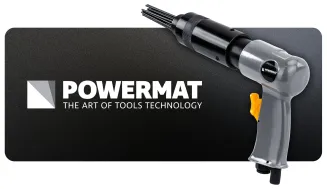 IGŁOWY MŁOTEK PNEUMATYCZNY 4500/MIN 19 IGIEŁ CZYSZCZENIE SPAWÓW RDZY FARBY PM-PMI-19T - 2