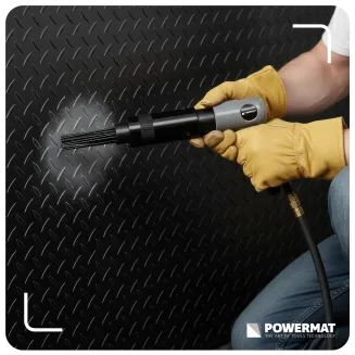 IGŁOWY MŁOTEK PNEUMATYCZNY 4500/MIN 19 IGIEŁ CZYSZCZENIE SPAWÓW RDZY FARBY PM-PMI-19T - 18