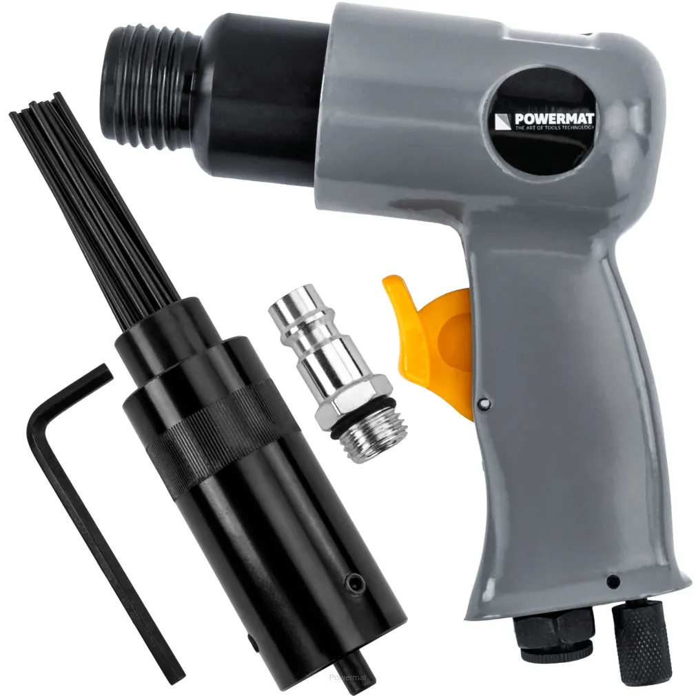 IGŁOWY MŁOTEK PNEUMATYCZNY 4500/MIN 19 IGIEŁ CZYSZCZENIE SPAWÓW RDZY FARBY PM-PMI-19T